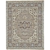 Feizy Rugs Ustad Ivory/Walnut 2' x 3' Area Rug