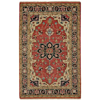 Red/Black 9'-6" x 13'-6" Area Rug