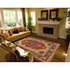 Feizy Rugs Ustad Red/Black 9'-6" x 13'-6" Area Rug