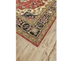Feizy Rugs Ustad Red/Black 2' x 3' Area Rug
