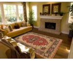Feizy Rugs Ustad Red/Black 2' x 3' Area Rug