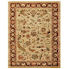 Feizy Rugs Yale Ivory/Red 8' x 8' Round Area Rug