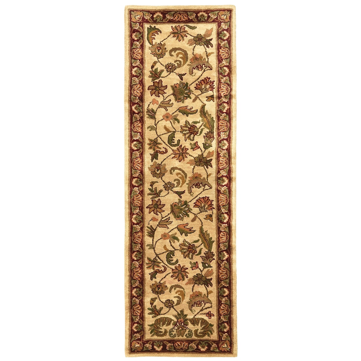 Feizy Rugs Yale Ivory/Red 2' x 3' Area Rug