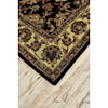 Feizy Rugs Yale Black/Gold 2' x 3' Area Rug