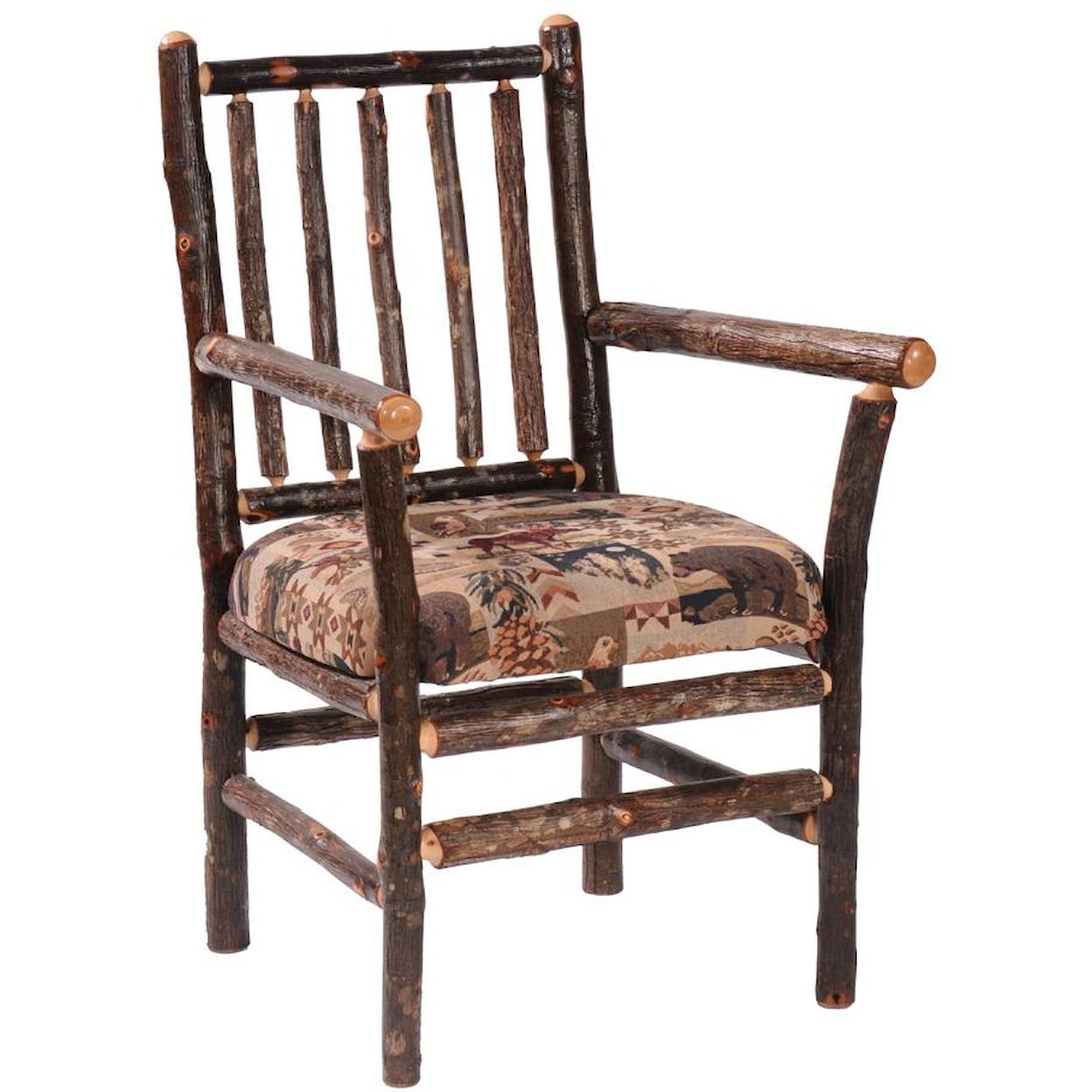 Fireside Lodge Hickory Arm Chair