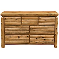 Rustic 7-Drawer Dresser