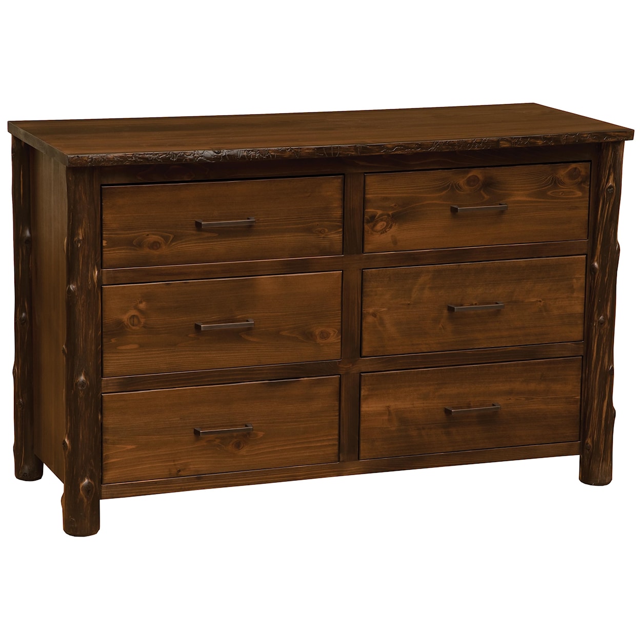 Fireside Lodge Glacier 6 Drawer Dresser