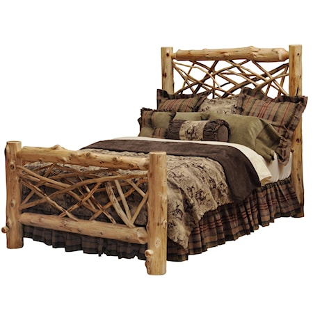 Complete Queen Twig Bed