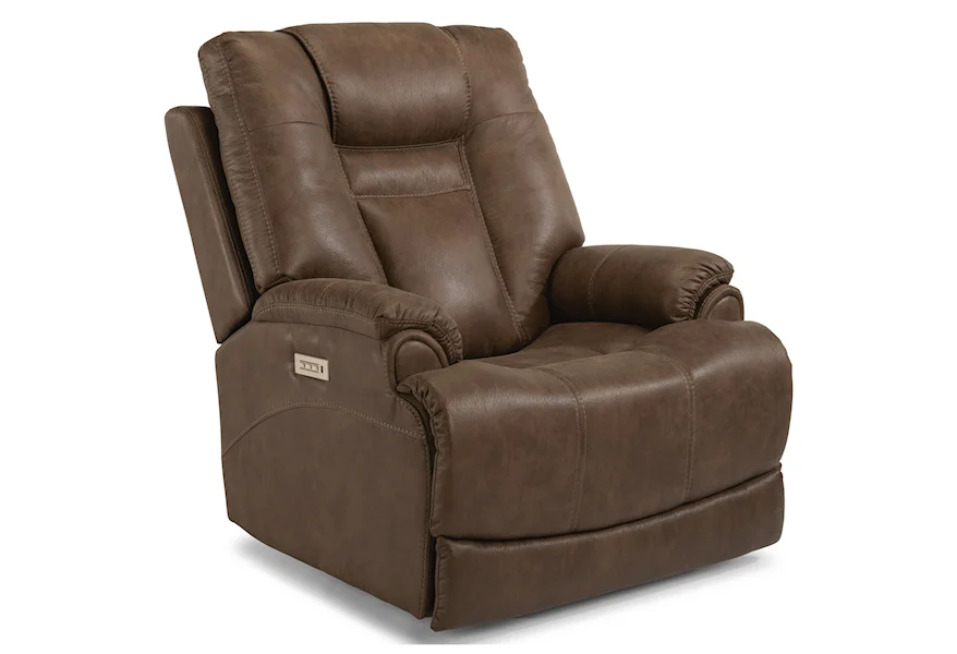 Marley Power Recliner with Power Headrest by Flexsteel at Factory Direct Furniture