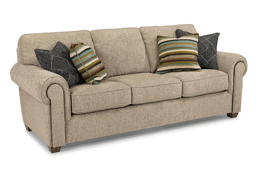 Carson Stationary Sofa by Flexsteel at Westrich Furniture & Appliances