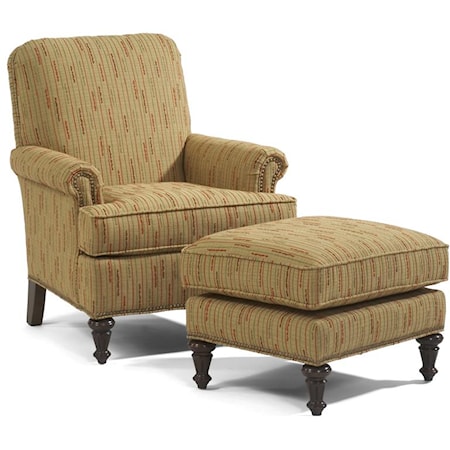 Flemington Chair & Ottoman