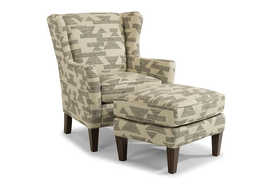 Ace Chair and Ottoman Set by Flexsteel at Mueller Furniture
