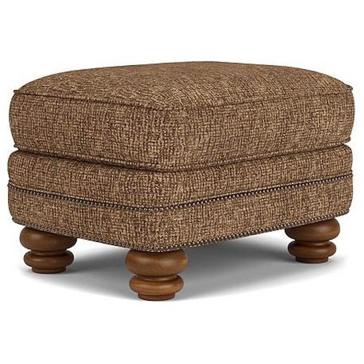 Flexsteel Bay Bridge Traditional Ottoman