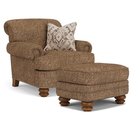 Chair & Ottoman Set