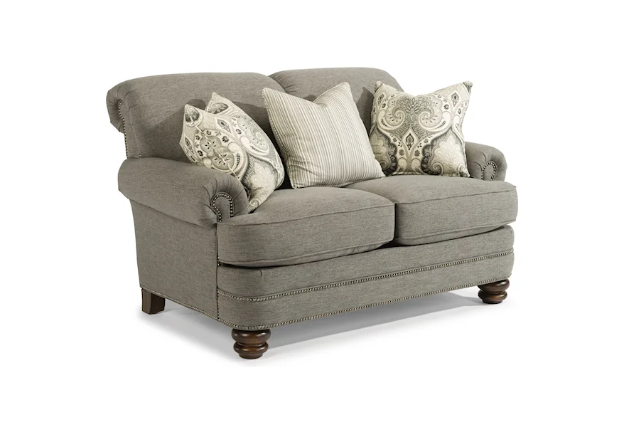 Bay Bridge Loveseat by Flexsteel at Rooms and Rest