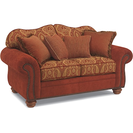 Melange Love Seat with Nails