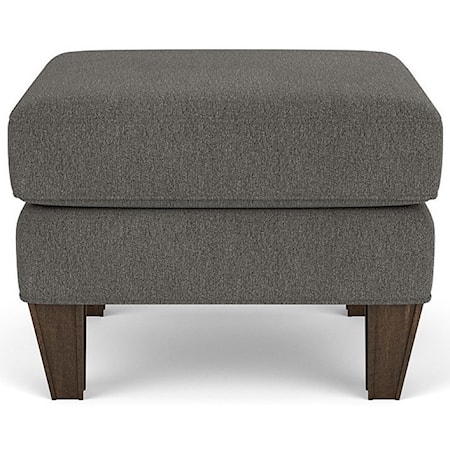 Ottoman with Tapered Legs