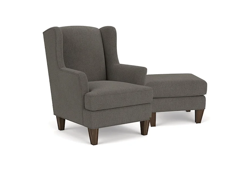 Bradstreet Chair & Ottoman by Flexsteel at Furniture and ApplianceMart