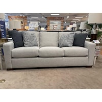 Contemporary Sofa with Loose Pillow Back