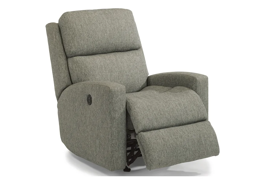 Catalina Power Rocking Recliner by Flexsteel at Steger's Furniture