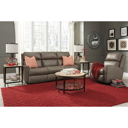 Power Reclining Living Room Group w/ Pwr Headrests
