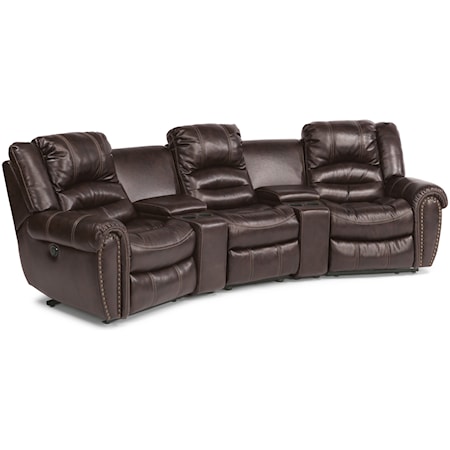 5 Pc Power Reclining Home Theater Group