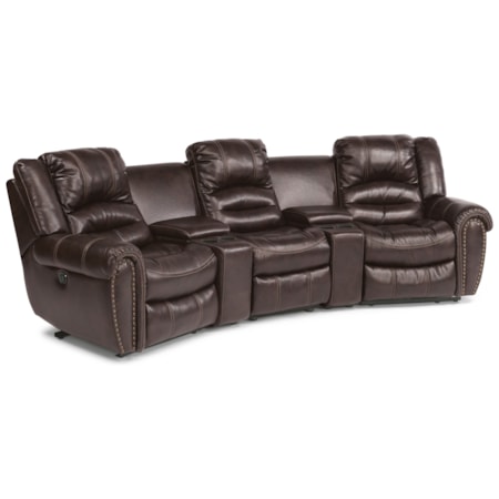 5 Pc Power Reclining Home Theater Group
