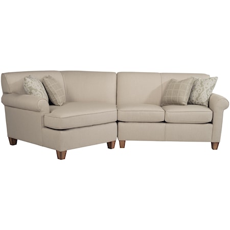 Sectional with Angled Chaise