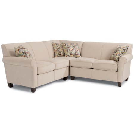 2 Pc Corner Sectional Sofa