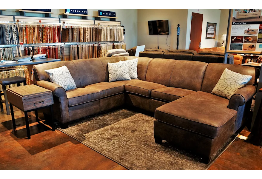 Dana 3 Pc Corner Sectional Sofa by Flexsteel at Mueller Furniture