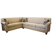 Two Piece Corner Sectional Sofa