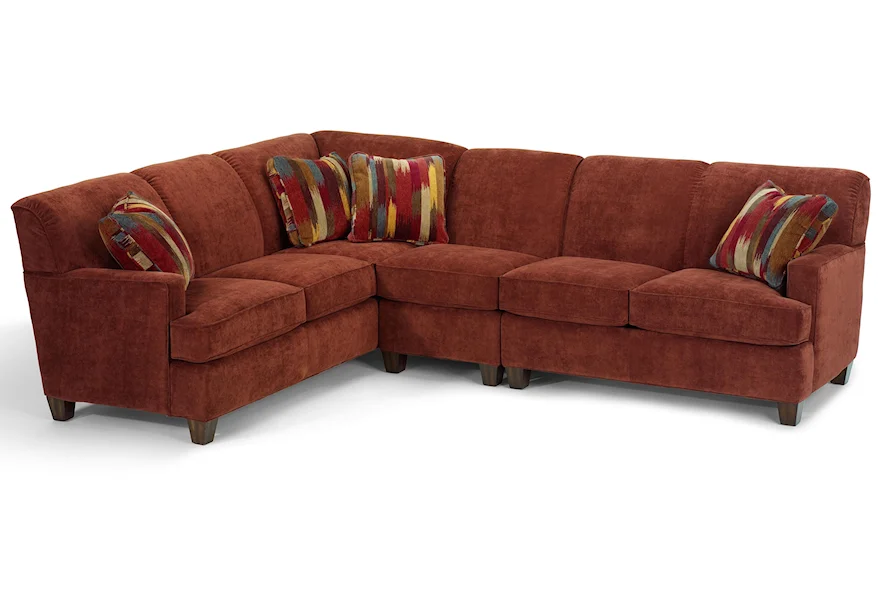 Dempsey 3 pc. Sectional Sofa by Flexsteel at Steger's Furniture