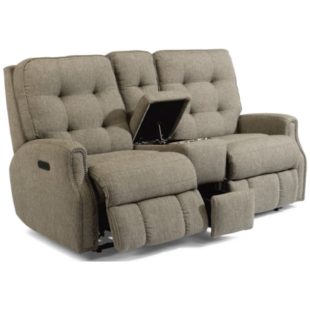 Reclining Loveseat with Console