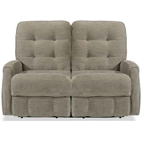 Button Tufted Reclining Loveseat