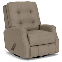 Button Tufted Power Rocker Recliner with Power Adjustable Headrest and USB Port