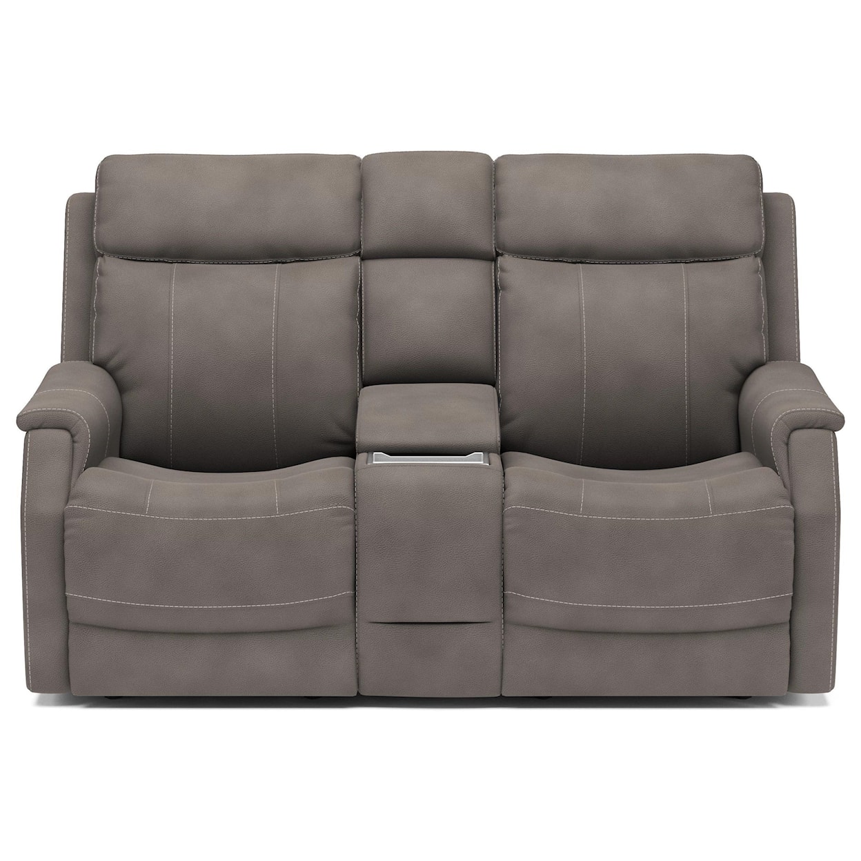 Flexsteel Easton Power Reclining Console Loveseat 