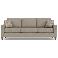 Contemporary Sofa with Track Arms