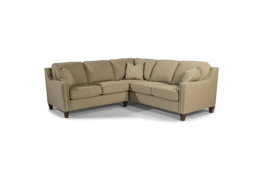 Finley 2-Piece Sectional by Flexsteel at Conlin's Furniture