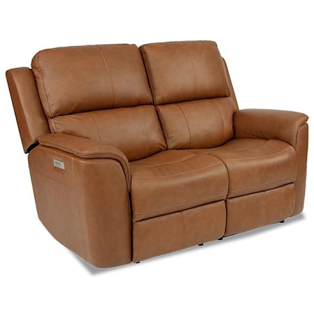 Power Headrest & Lumbar Reclining Loveseat