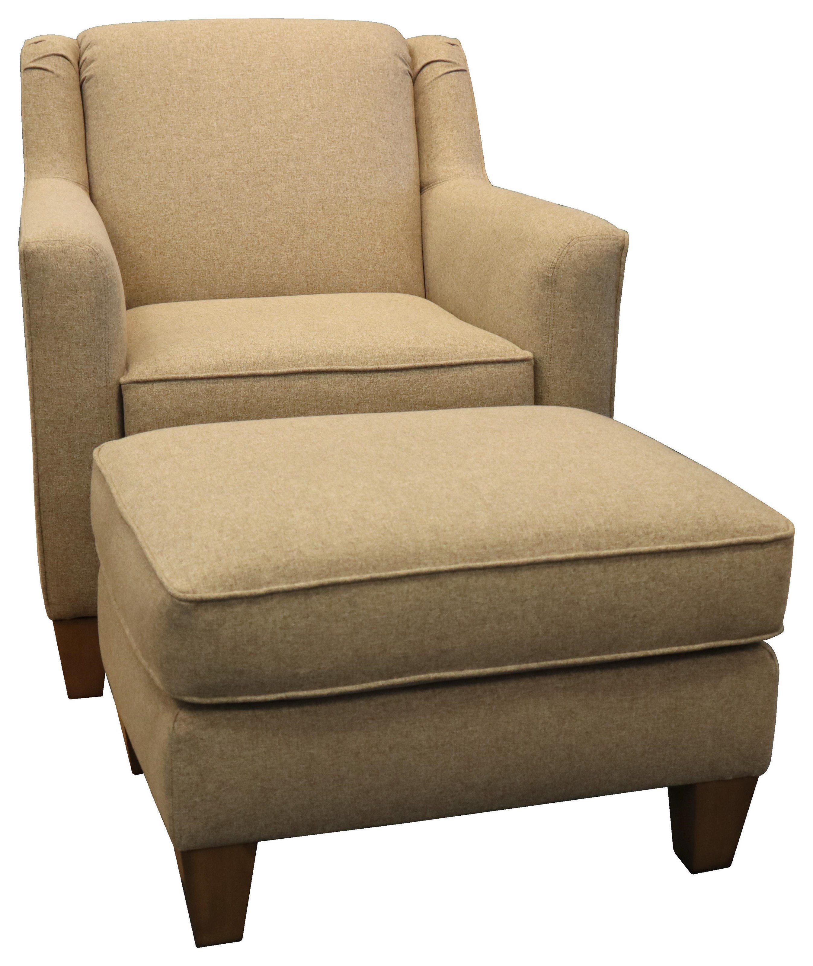 Chair and Ottoman Set