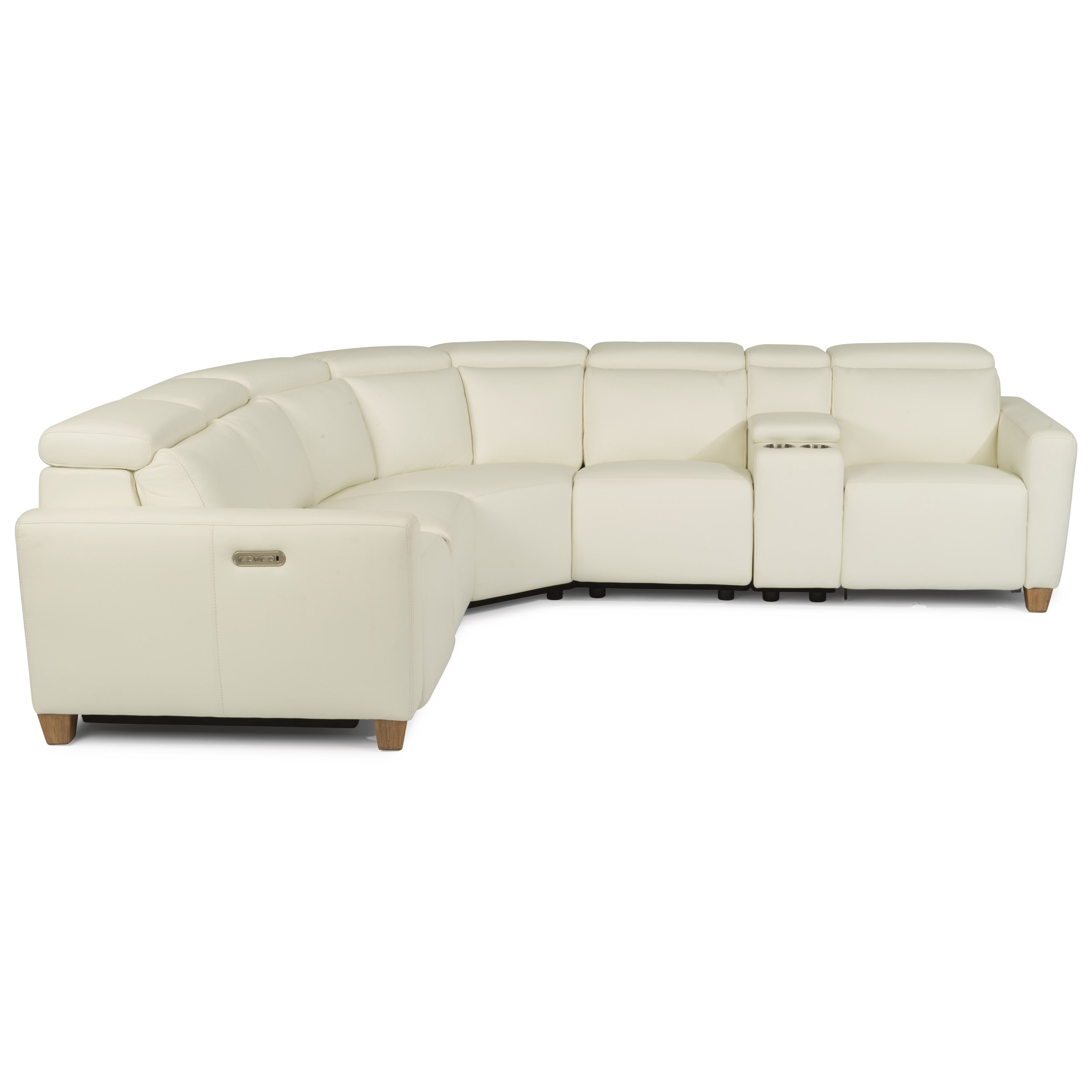 6 Pc Reclining Sectional Sofa