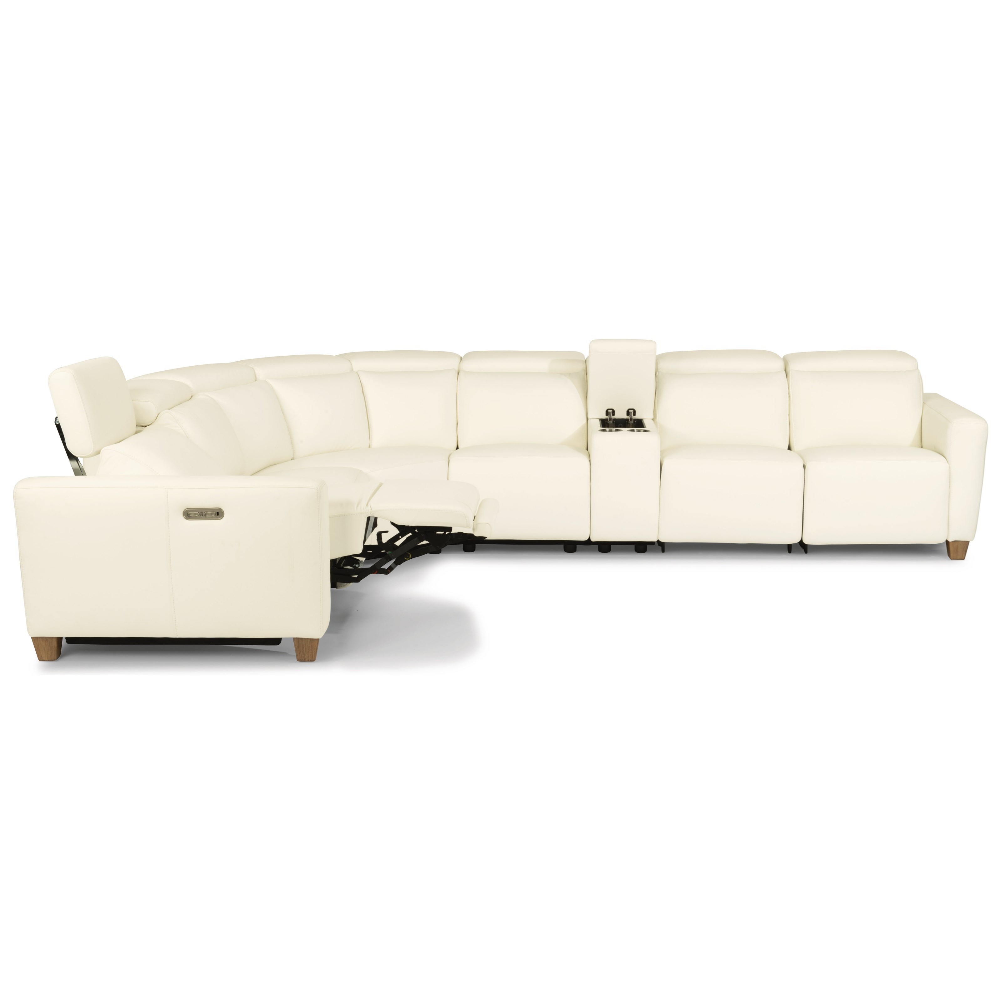 7 Pc Reclining Sectional