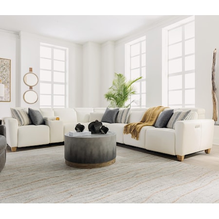 7 Pc Reclining Sectional