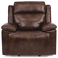 Casual Power Gliding Recliner with Power Headrest and USB Port