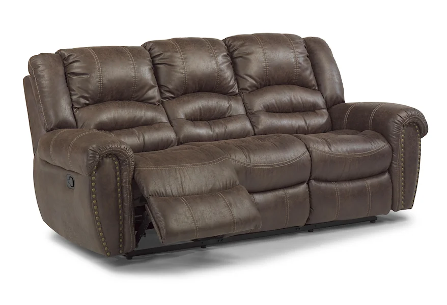 Latitudes - Downtown Reclining Sofa by Flexsteel at Conlin's Furniture
