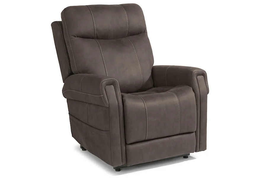 Latitudes - Jenkins Power Lift Recliner with Power Headrest by Flexsteel at VanDrie Home Furnishings