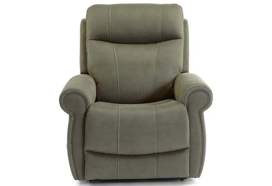 Latitudes - Stewart Power Lift Recliner w/ Pwr Hdrst & Pwr Lumb by Flexsteel at VanDrie Home Furnishings