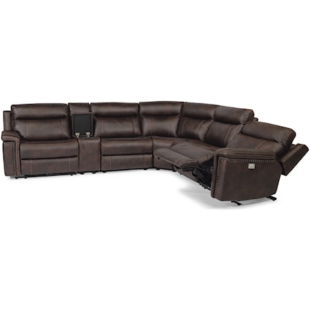 6 Piece Reclining Sectional