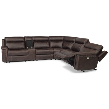 6 Piece Reclining Sectional