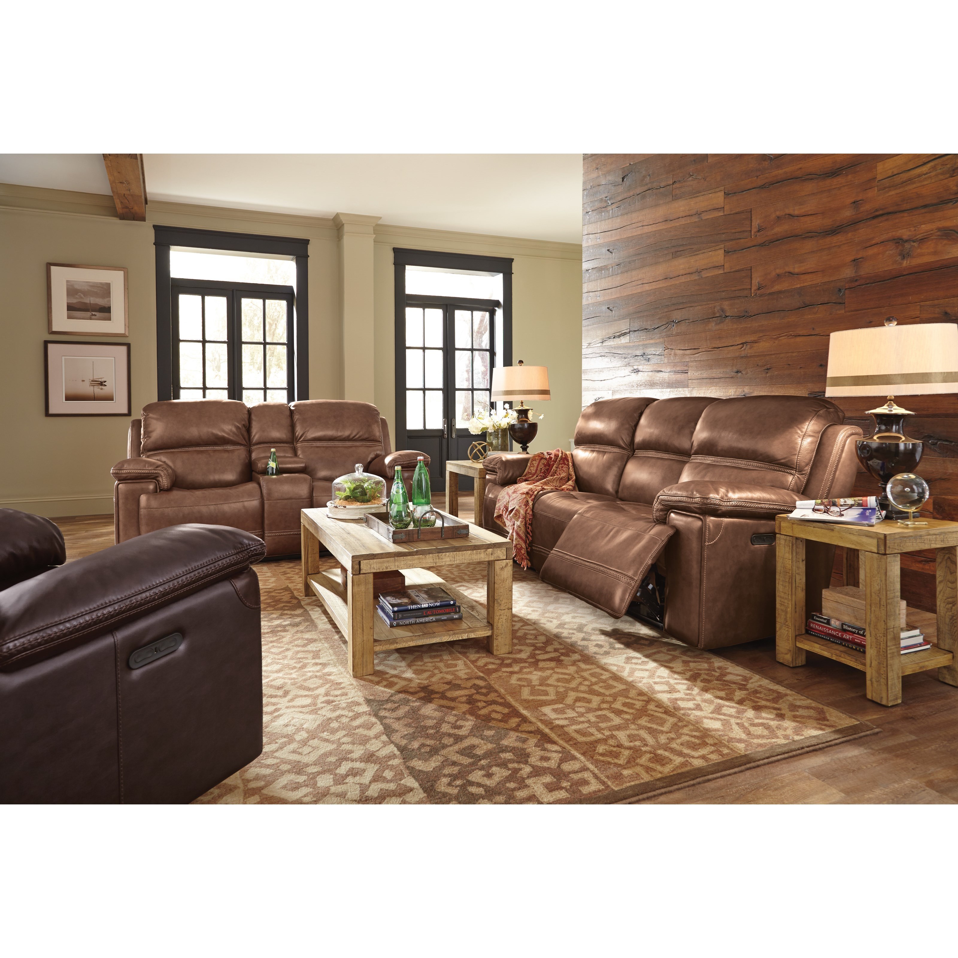 Flexsteel LatitudesFenwick Power Reclining Sofa with Power Tilt
